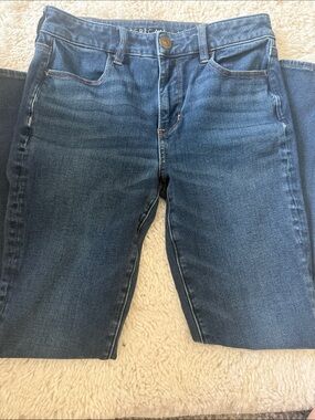 American Eagle Outfitters Slim Straight Dark Blue Jeans